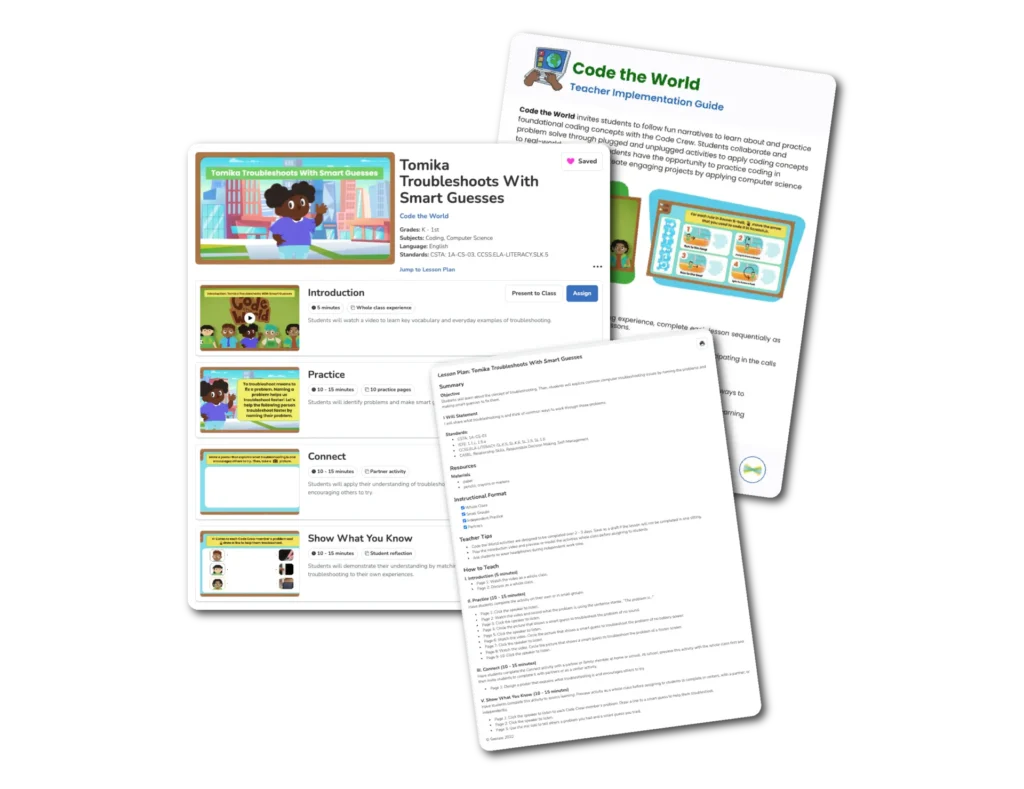 collage of resources for teachers