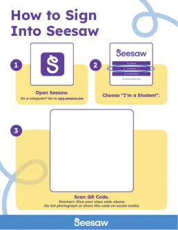 How to Sign into Seesaw