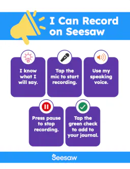 I Can Record On Seesaw