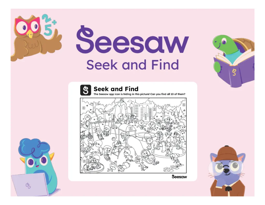 Playground Seek & Find (Seesaw Activity)