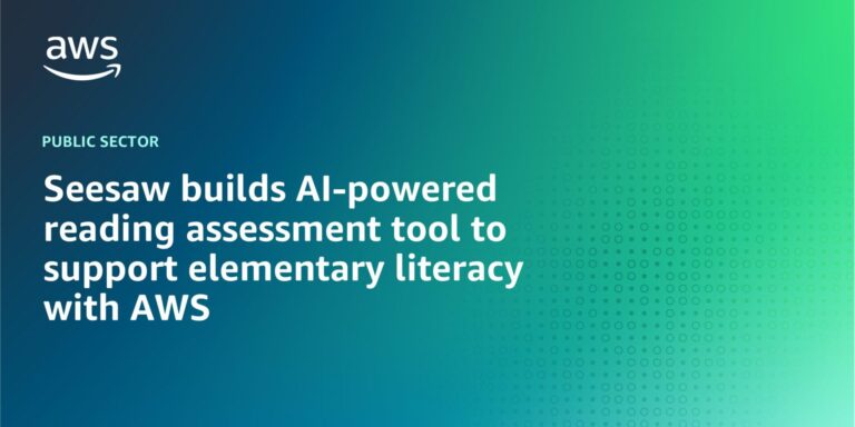 Seesaw builds AI-powered reading assessment tool to support elementary literacy with AWS