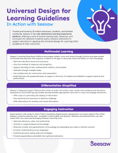 Universal Design for Learning Guidelines