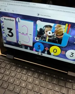 Interactive lesson on Seesaw