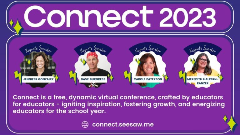 Seesaw Connect 2023 headline presenters