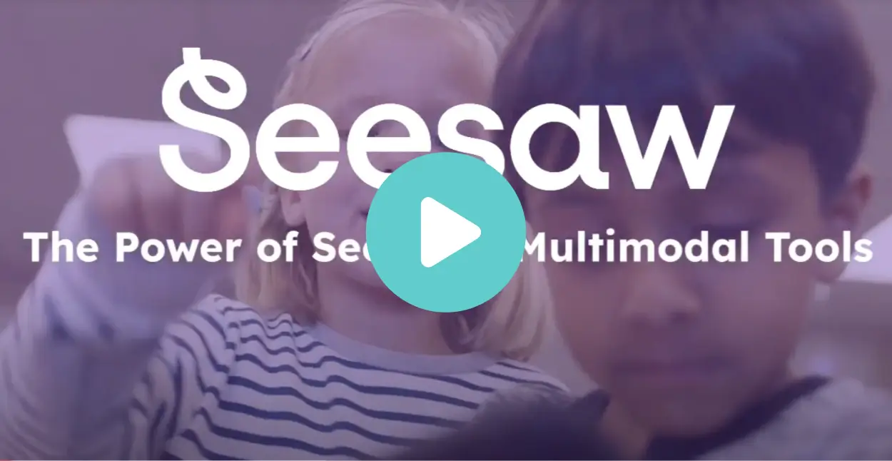 The power of Seesaw's multimodal tools