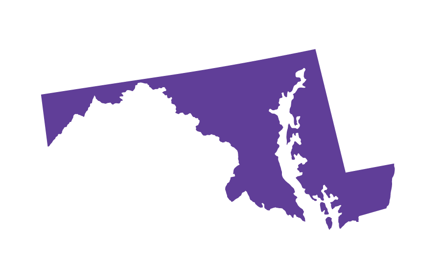 Maryland state shape