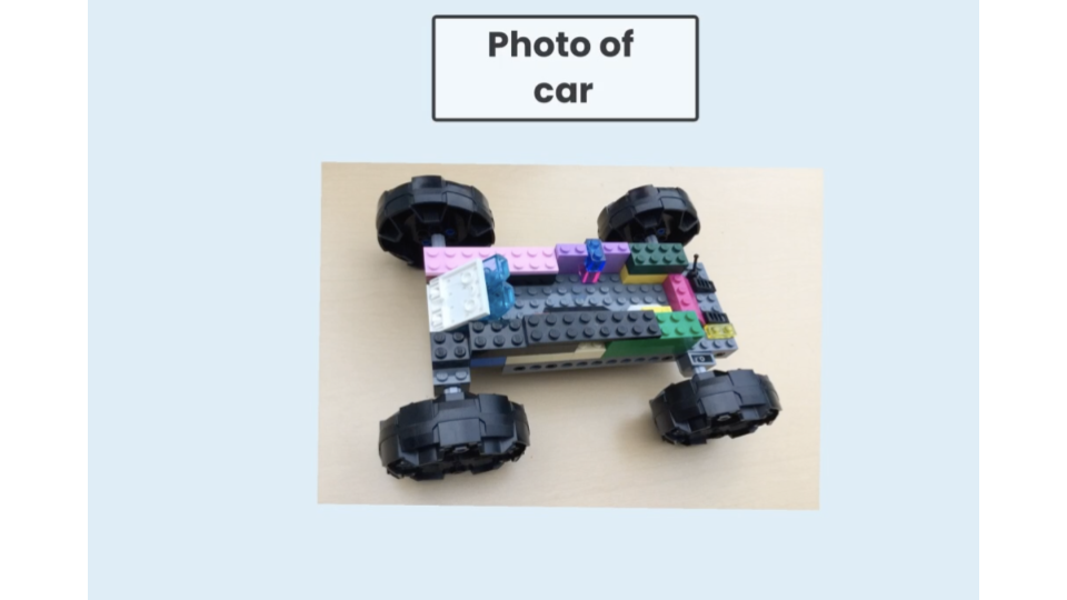 Seesaw photo of a car example