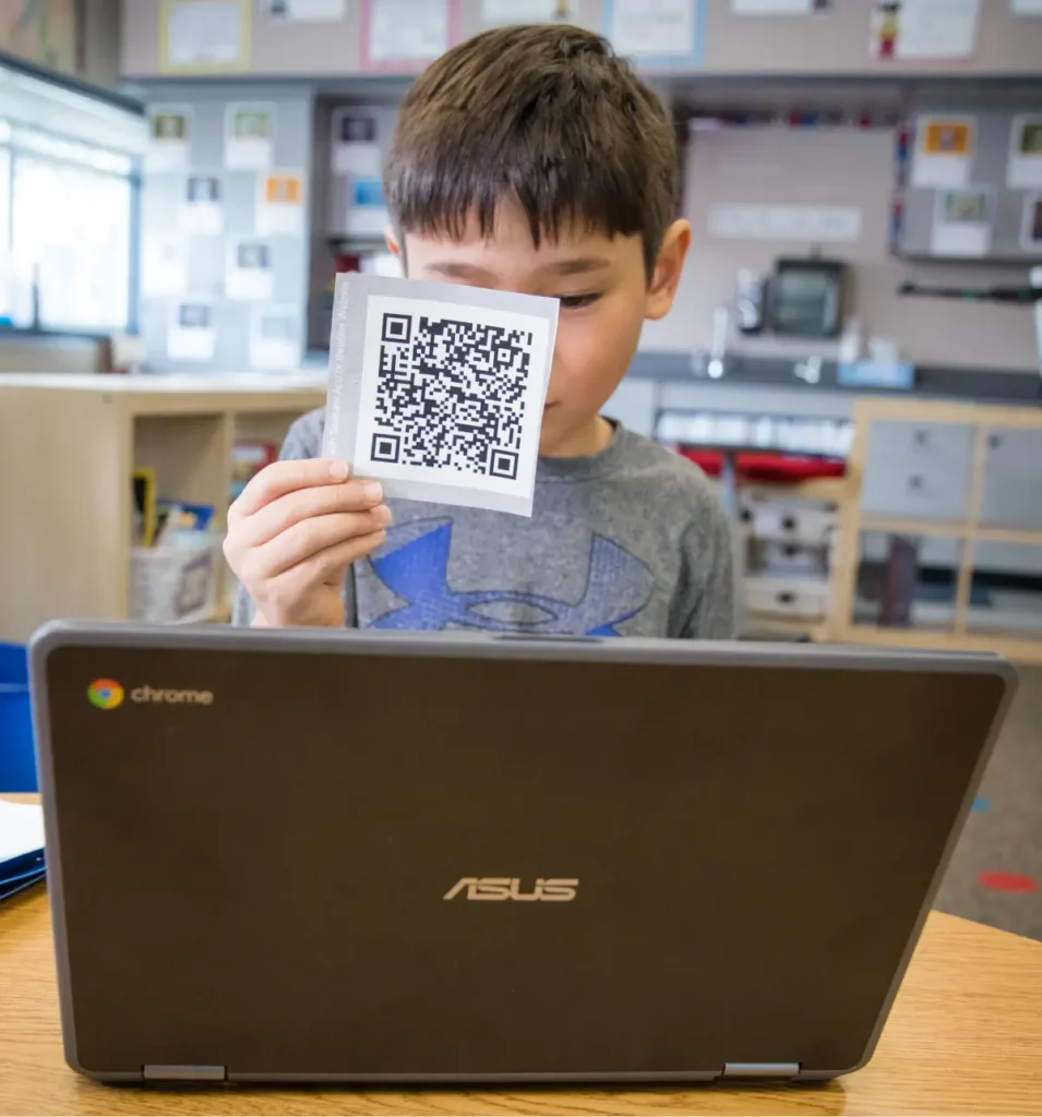 What- I can hop into Seesaw quickly through a QR code so I don’t waste time in class