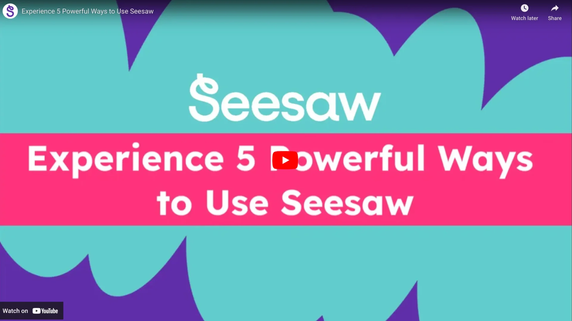 Experience 5 Powerful Ways to Use Seesaw Video YouTube