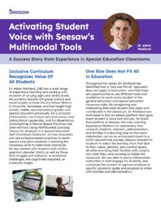 Activating Student Voice with Seesaw's Multimodal Tools