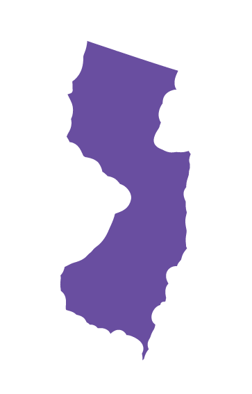 New Jersey state shape