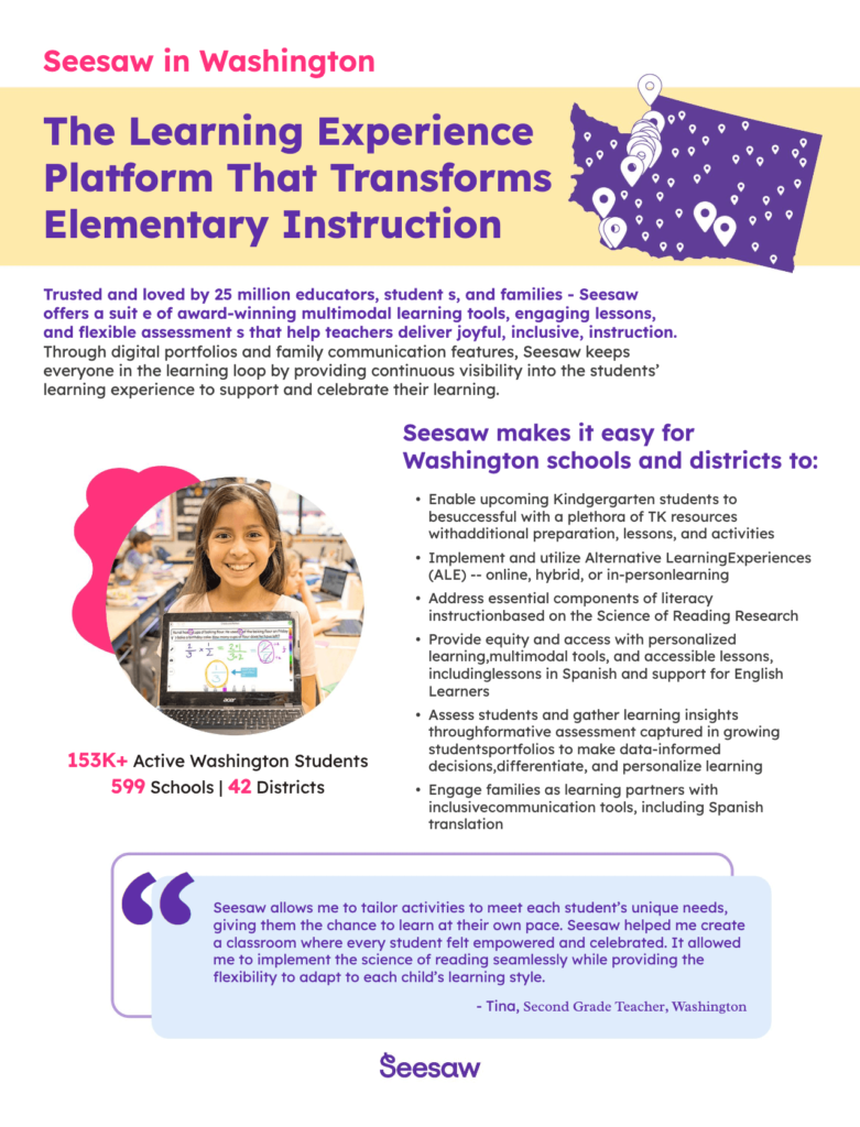 Seesaw in Washington flyer