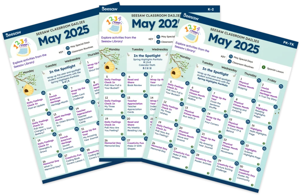 2025 May Classroom Dailes