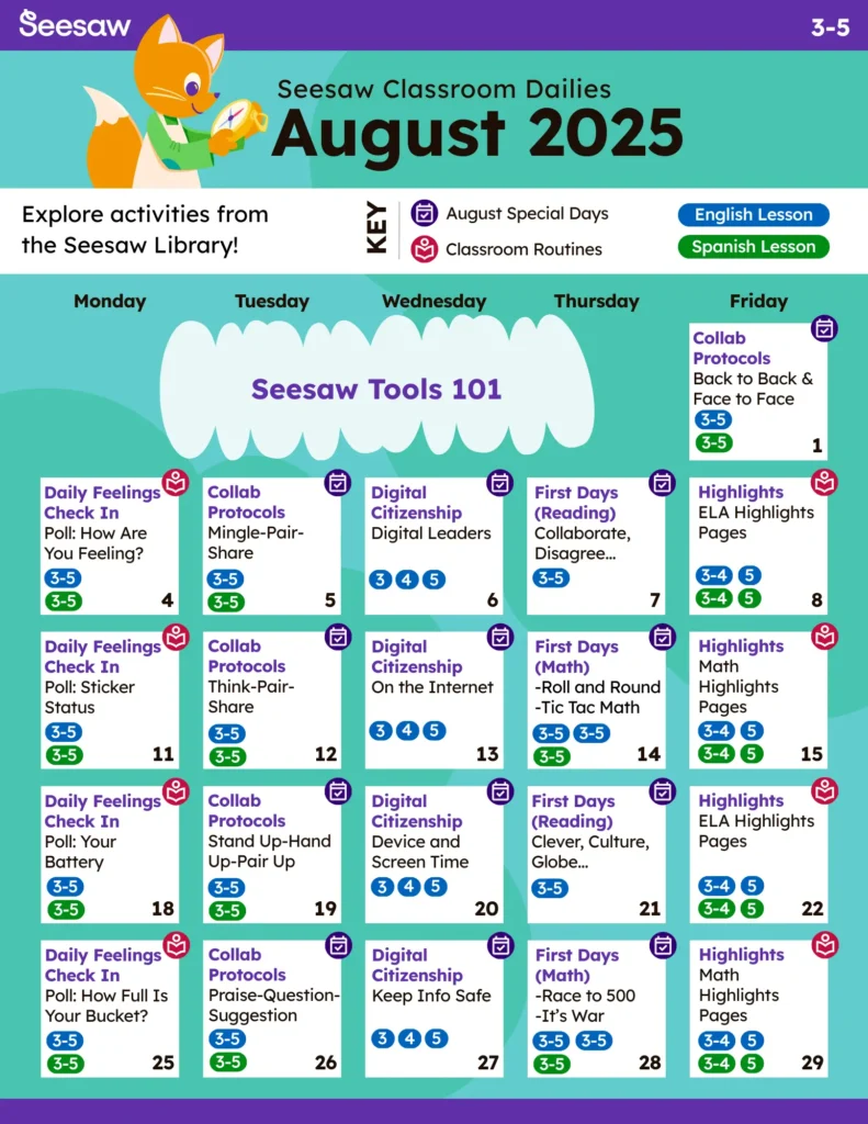 Classroom activities