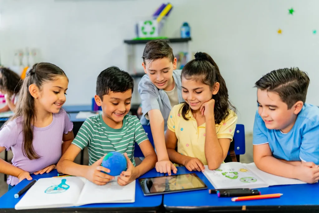 Kids in school