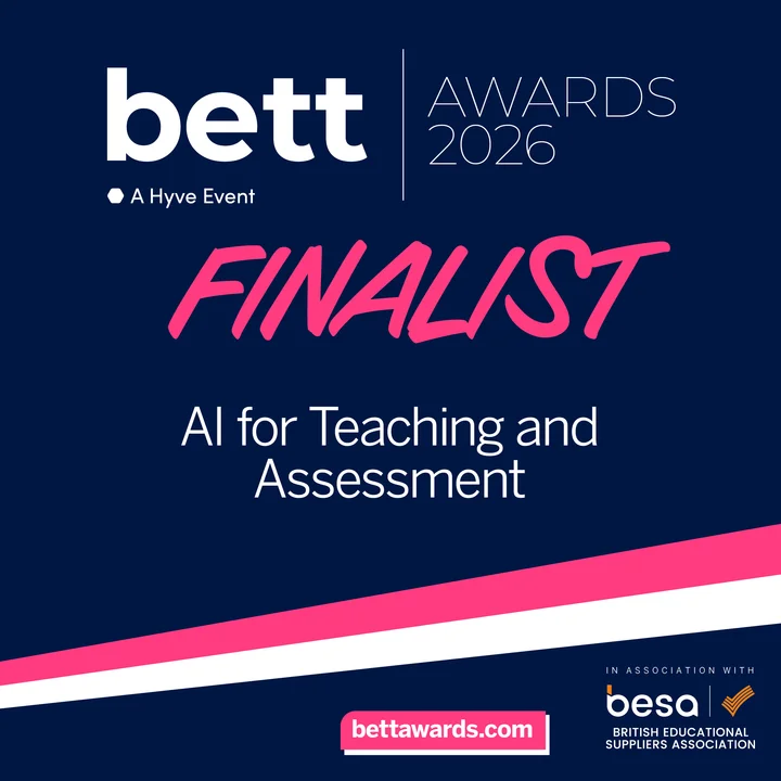 Bett Awards 2026 Finalist: AI for Teaching and Assessment