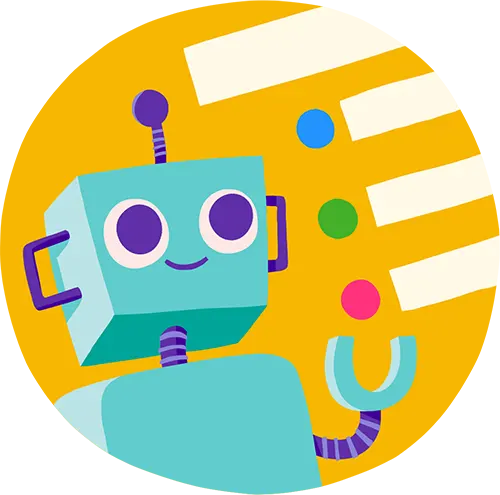 a small robot next to formative assessments